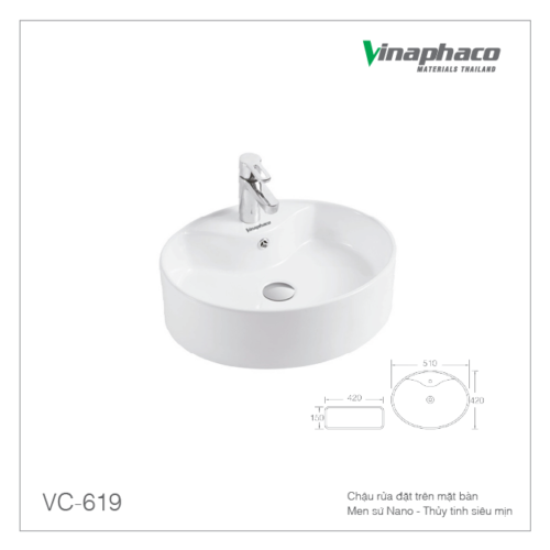 Lavabo vinaphaco VC 619